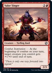 Valor Singer, AFR, 165, NM, Foil