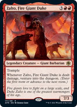 Zalto, Fire Giant Duke, AFR, 171, NM
