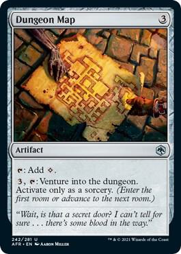 Dungeon Map, AFR, 242, NM
