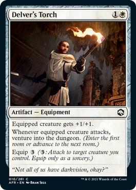 Delver's Torch, AFR, 10, NM