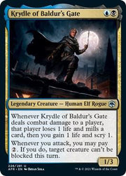 Krydle of Baldur's Gate, AFR, 226, NM, Foil