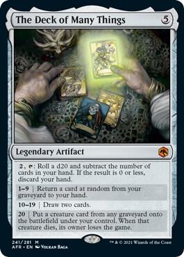 The Deck of Many Things,, 241, Near Mint, Foil
