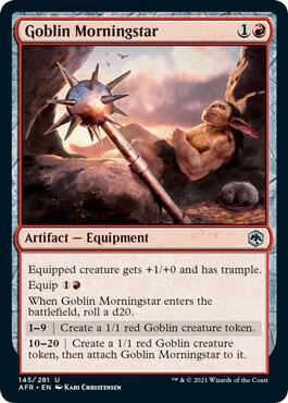 Goblin Morningstar, AFR, 145, NM