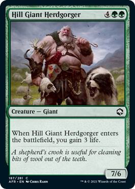 Hill Giant Herdgorger, AFR, 187, NM