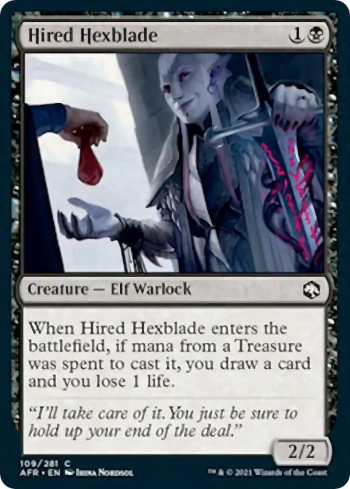 Hired Hexblade, AFR, 109, NM