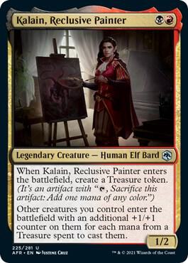 Kalain, Reclusive Painter, AFR, 225, NM