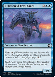 Rimeshield Frost Giant, AFR, 69, NM, Foil