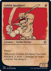 Goblin Javelineer (Showcase), AFR, 318, NM