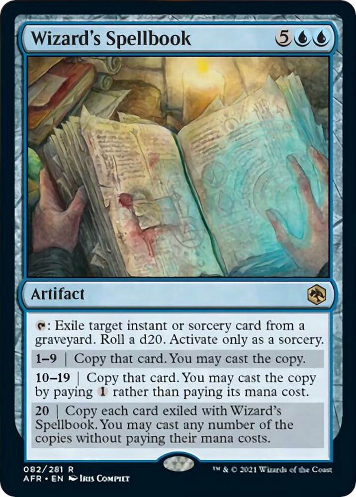Wizard's Spellbook, AFR, 82, NM