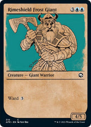 Rimeshield Frost Giant (Showcase), AFR, 310, NM, Foil