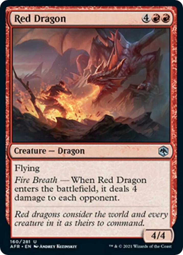 Red Dragon, AFR, 160, NM