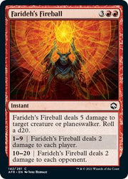 Farideh's Fireball, AFR, 142, NM