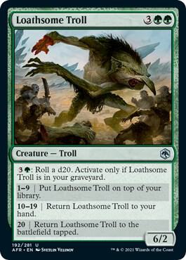 Loathsome Troll, AFR, 192, NM