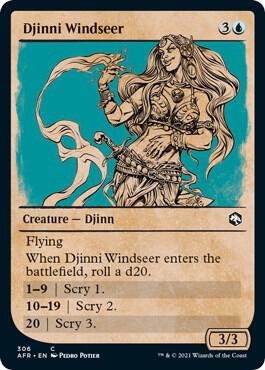 Djinni Windseer (Showcase), AFR, 306, NM