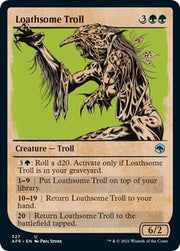 Loathsome Troll (Showcase), AFR, 327, NM