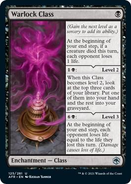Warlock Class, AFR, 125, NM
