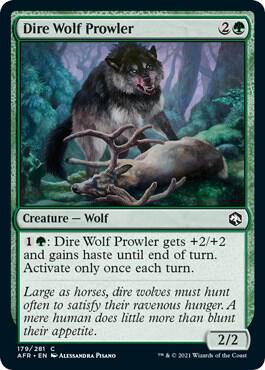 Dire Wolf Prowler, AFR, 179, NM