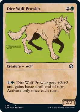 Dire Wolf Prowler (Showcase), AFR, 325, NM