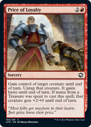 Price of Loyalty, AFR, 159, NM, Foil