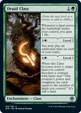 Druid Class, AFR, 180, NM