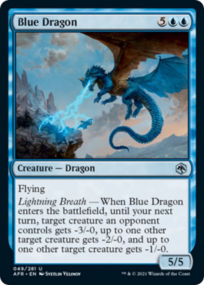 Blue Dragon, AFR, 49, NM