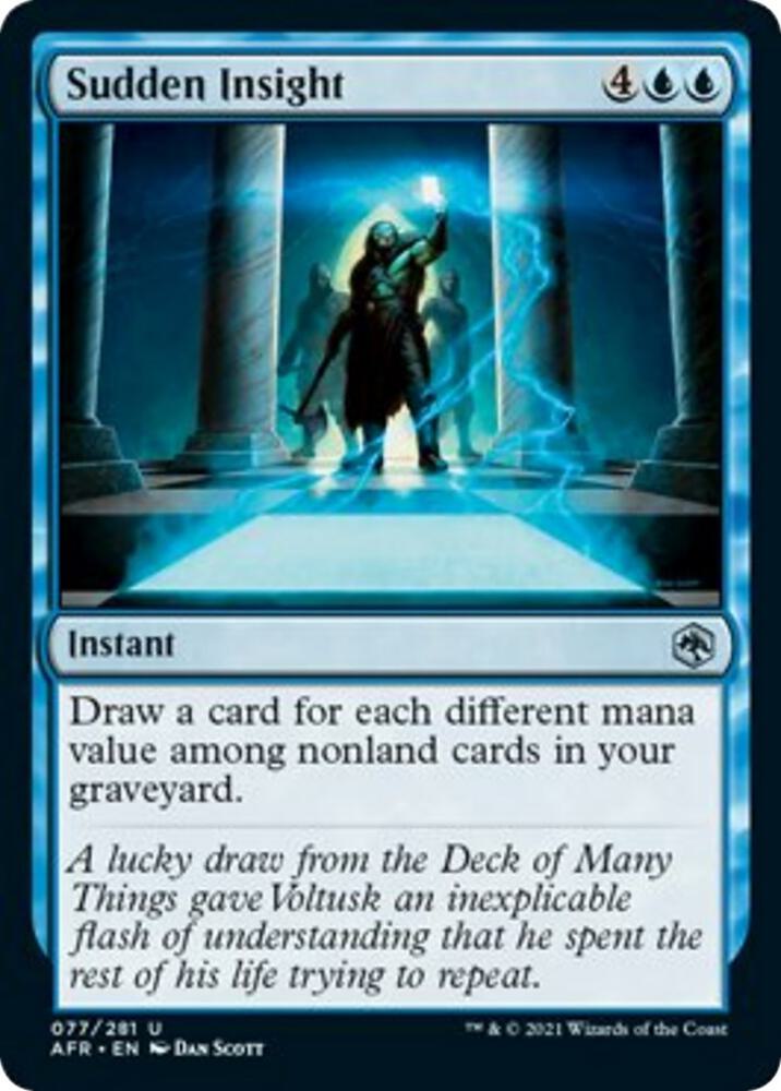 Sudden Insight, AFR, 77, NM, Foil