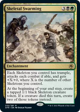 Skeletal Swarming, AFR, 232, NM