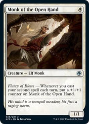 Monk of the Open Hand, AFR, 25, NM