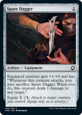 Spare Dagger, AFR, 250, NM