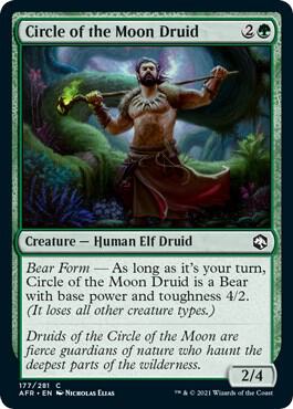 Circle of the Moon Druid, AFR, 177, NM