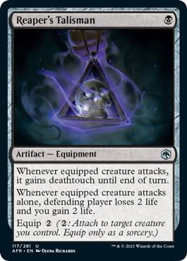 Reaper's Talisman, AFR, 117, NM