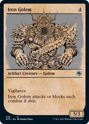 Iron Golem (Showcase), AFR, 348, NM