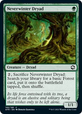 Neverwinter Dryad, AFR, 195, NM