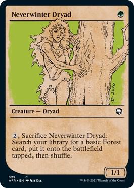 Neverwinter Dryad (Showcase), AFR, 329, NM