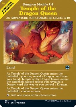 Temple of the Dragon Queen (Dungeon Module), AFR, 357, NM