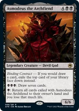 Asmodeus the Archfiend, AFR, 88, NM