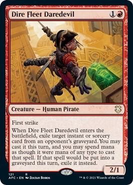 Dire Fleet Daredevil, AFC, 121, NM