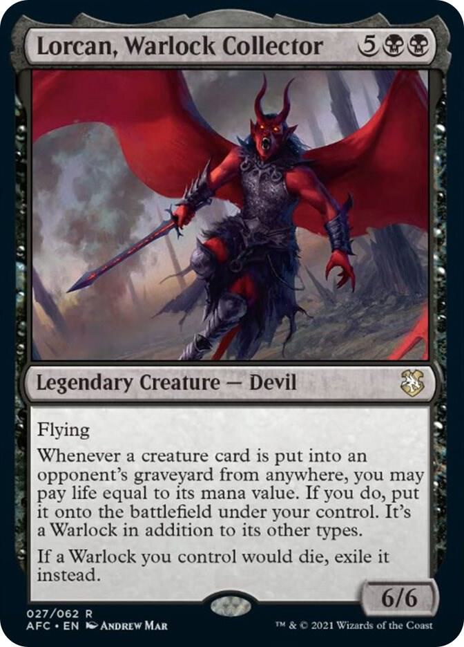 Lorcan, Warlock Collector, AFC, 27, NM