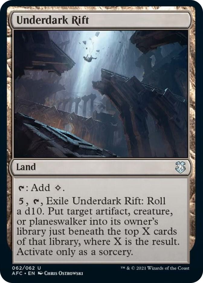 Underdark Rift, AFC, 62, NM