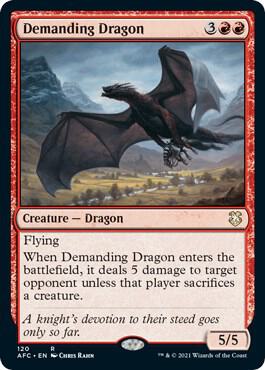 Demanding Dragon, AFC, 120, NM