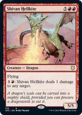 Shivan Hellkite, AFC, 139, NM