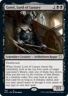 Gonti, Lord of Luxury, AFC, 100, NM