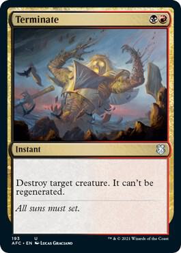 Terminate, AFC, 193, NM