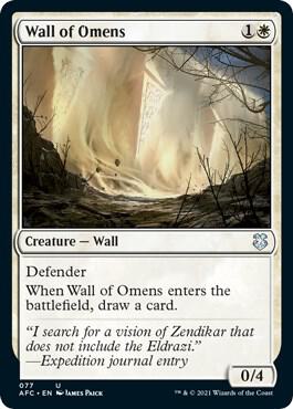Wall of Omens, AFC, 77, NM