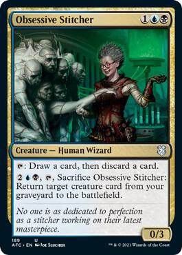 Obsessive Stitcher, AFC, 189, NM