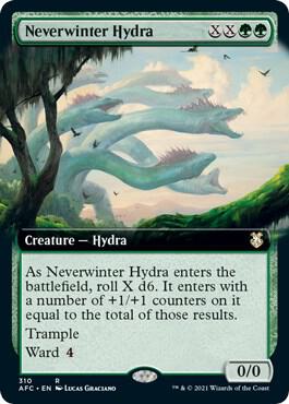Neverwinter Hydra (Extended Art), AFC, 310, NM