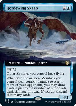 Hordewing Skaab (Extended Art),, 53, Near Mint, Normal