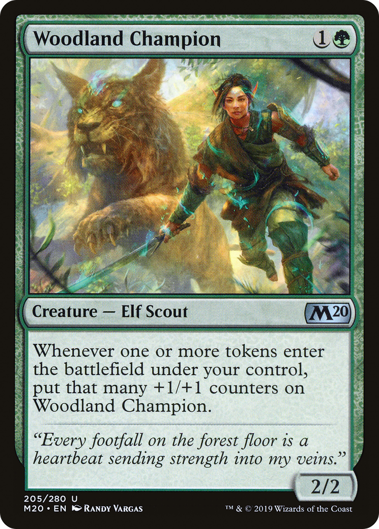 Woodland Champion (M20) 205 - WZRD TCG