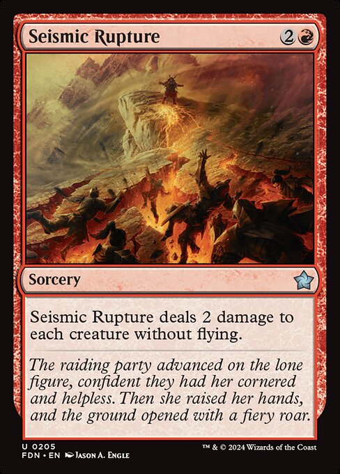 Seismic Rupture front