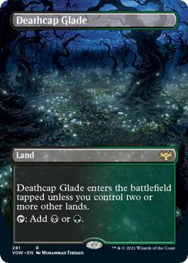 Deathcap Glade (Borderless),, 281, Near Mint, Foil